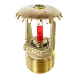 3/4" UPRIGHT SPRINKLER, Standard Reaction, Brass, (Date Code: 2023), UL Listed