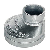 GROOVED ECCENTRIC REDUCER, Galvanized, Sizes 4"x2" - 10"X8", UL/FM Listed