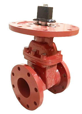 RAIDON (WEFLO) 4" NRS GATE VALVE WITH POST PLATE, FxF, UL/FM