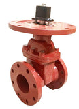RAIDON (WEFLO) 4" NRS GATE VALVE WITH POST PLATE, FxF, UL/FM