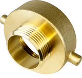 ADAPTER WITH PIN LUG, Brass, NST X NST