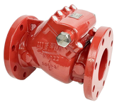 WEFLO CHECK VALVE, Swing, 4", Flange x Flange, UL/FM