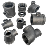 BLACK IRON REDUCING TEE, UL/FM Listed