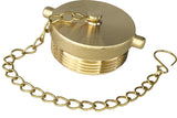 PLUG WITH CHAIN, Brass, MNST