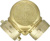 BRASS FIRE DEPARTMENT CONNECTION, Angled Body, FM/UL - NASCO Supply LLC