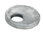 CAP W/ ECCENTRIC HOLE, Galvanized, Sizes 2"x1"-8"x1", UL/FM Listed