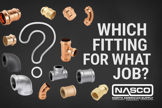 Pipe Fittings Guide: Brass vs. Bronze vs. Galvanized vs. Black