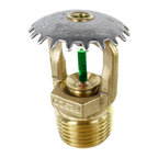 1/2" UPRIGHT SPRINKLER, Quick Reaction, Brass (Date Code: 2026), UL/FM Listed