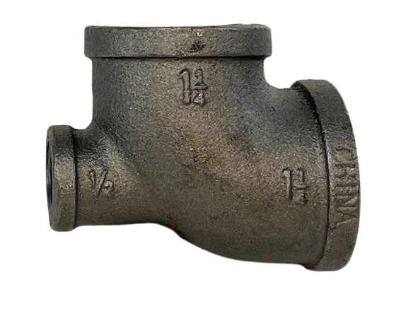 BLACK IRON REDUCING TEE, UL/FM Listed