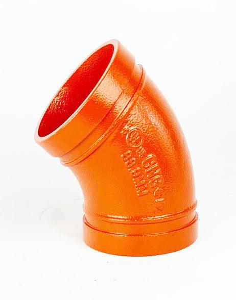 22.5° ELBOW Sizes 2’’-8’’ UL/FM Listed - 2’’ - Fire Sprinkler Systems