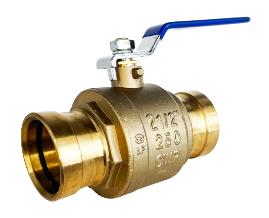 BALL VALVE PRESS-FIT, NO LEAD BRASS