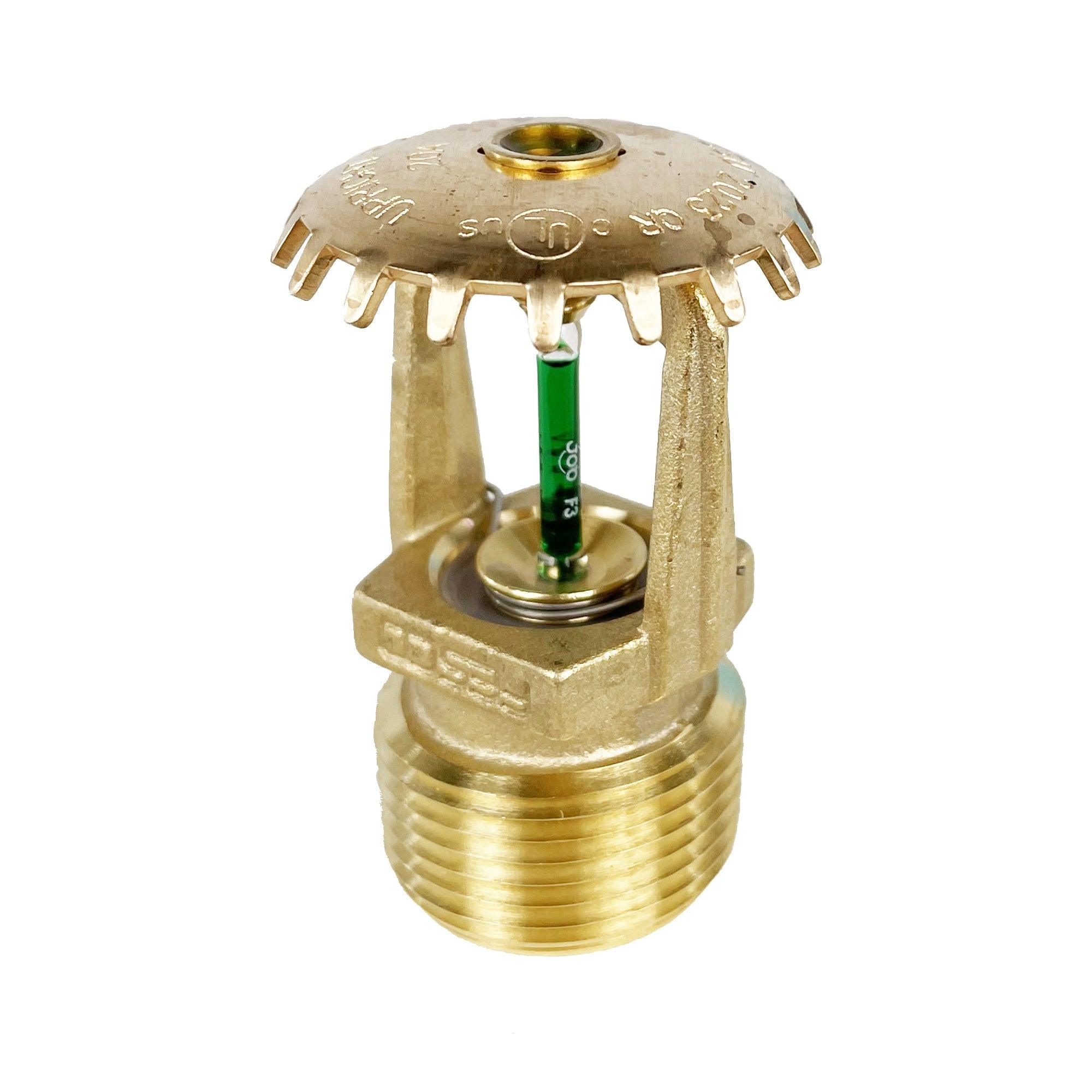 3/4’’ UPRIGHT SPRINKLER Quick Reaction Brass UL/FM Listed - 68° C (155° F) - Fire Sprinkler Systems