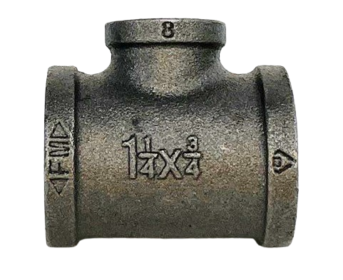 BLACK IRON REDUCING TEE, UL/FM Listed