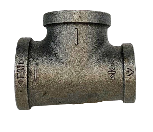 BLACK IRON REDUCING TEE, UL/FM Listed