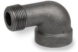 90° BLACK MALLEABLE IRON REDUCING STREET ELBOW, UL/FM Listed - NASCO Supply LLC