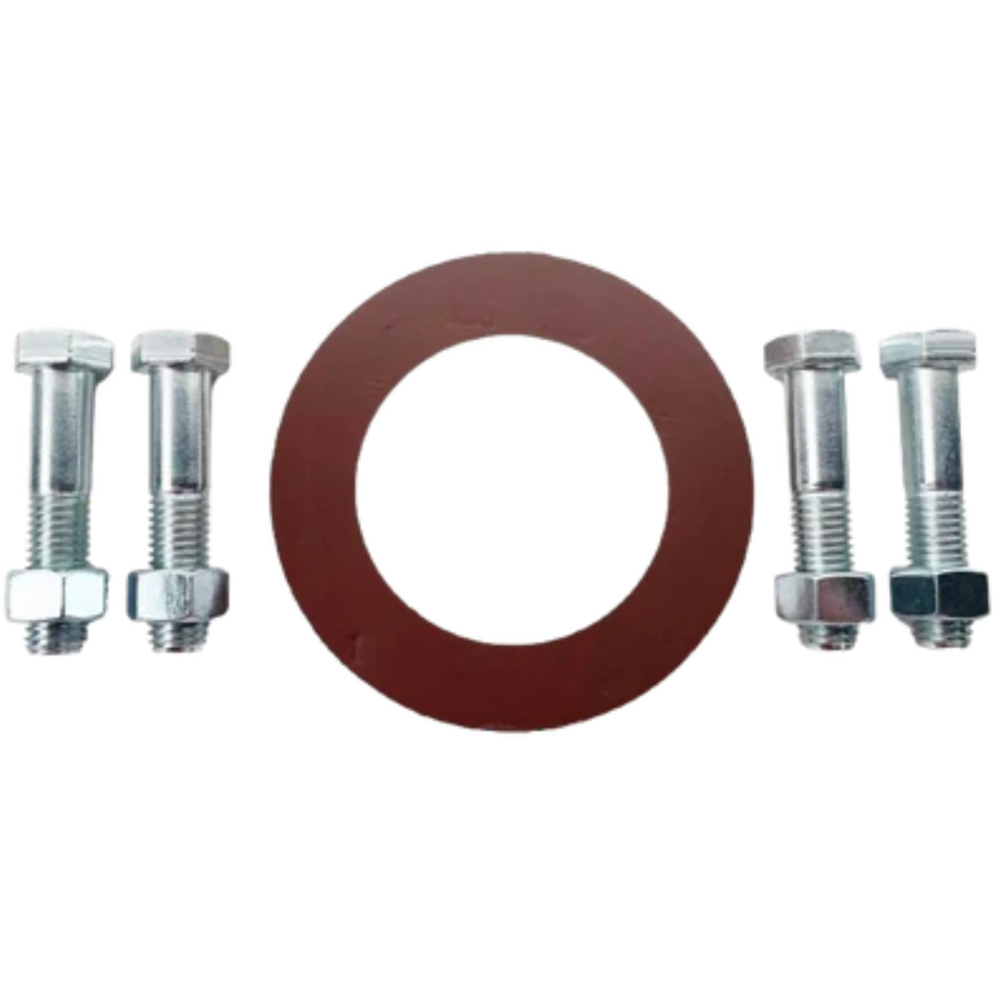 Red Rubber Ring Flange Gasket and Bolt Kit