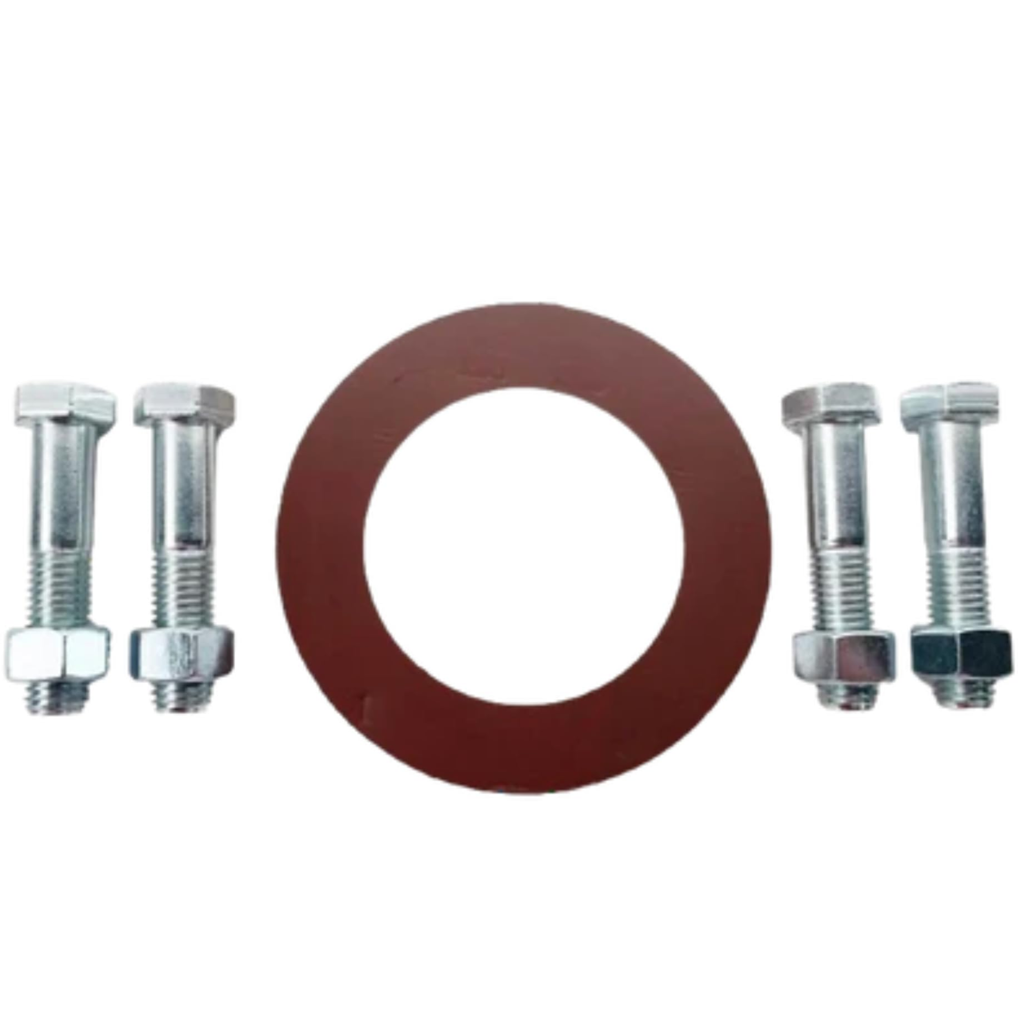 Red Rubber Ring Flange Gasket and Bolt Kit