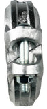 RIGID ANGLE PAD COUPLING, Galvanized, 300psi, sizes 1"-8", UL/FM Listed