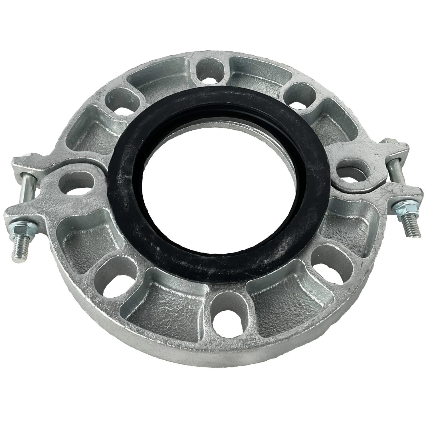 SPLIT FLANGE,  Galvanized, ANSI 125/150, Sizes 2-1/2"-8", UL/FM Listed