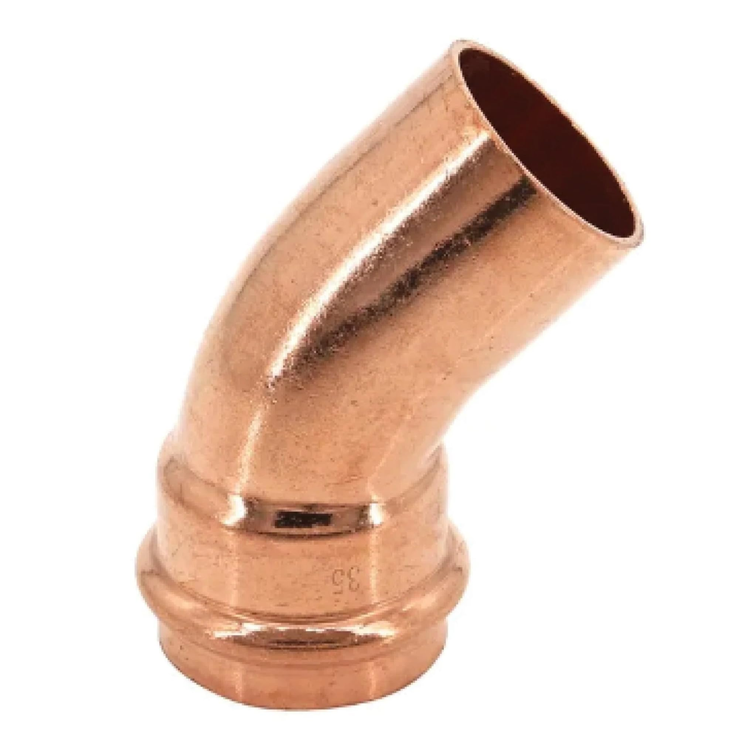45° STREET ELBOW PRESS-FIT COPPER