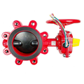 MECH LUGGED WAFER BUTTERFLY VALVE WITH TAMPER SWITCH, normally CLOSED, UL/FM