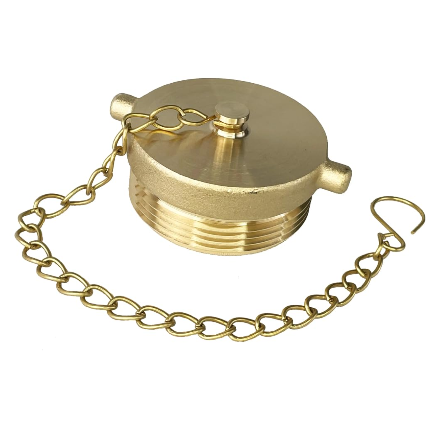 PLUG WITH CHAIN, Brass, MNST