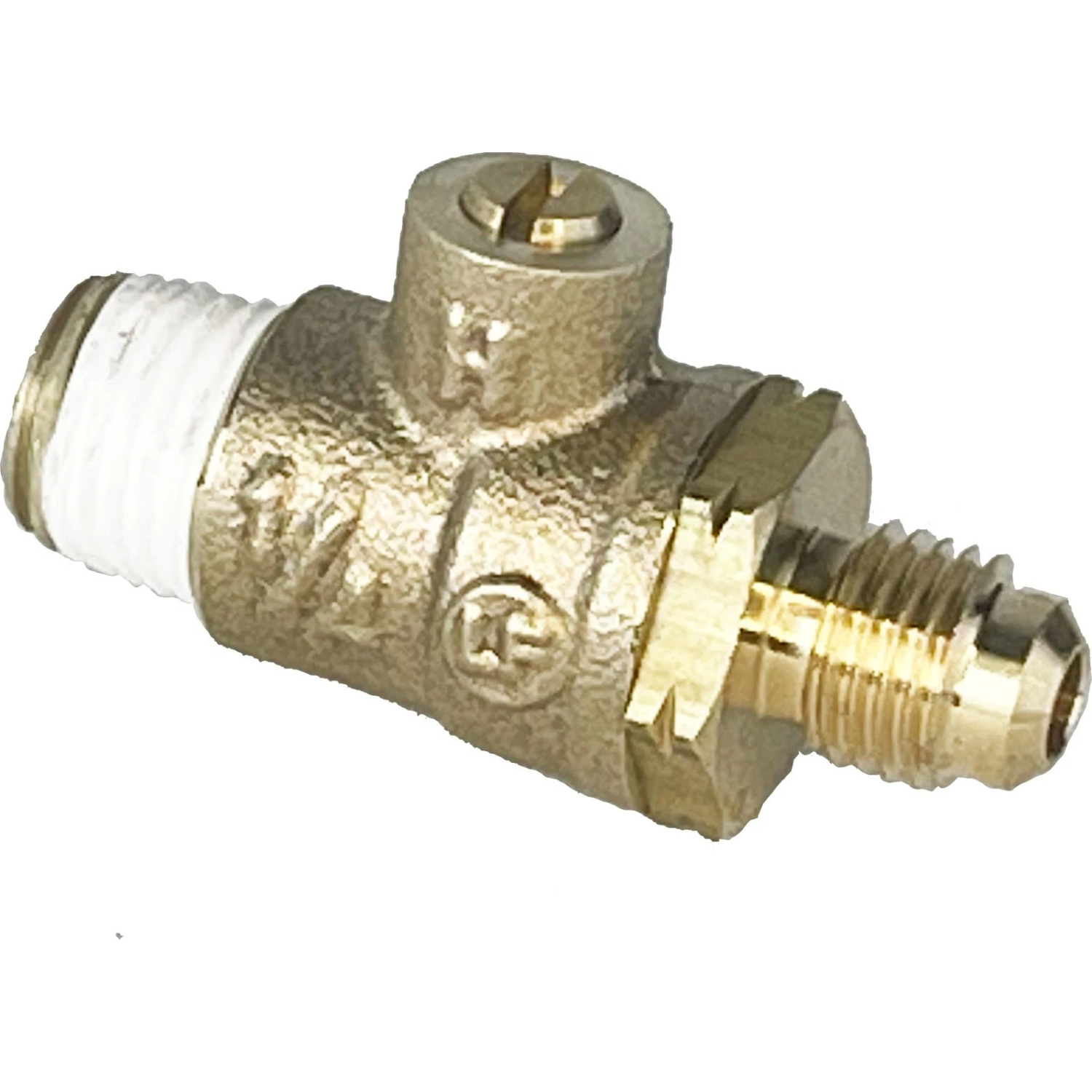 TEST COCK, MALE NPT X MALE FLARE FITTING, Bronze (Lead Free)