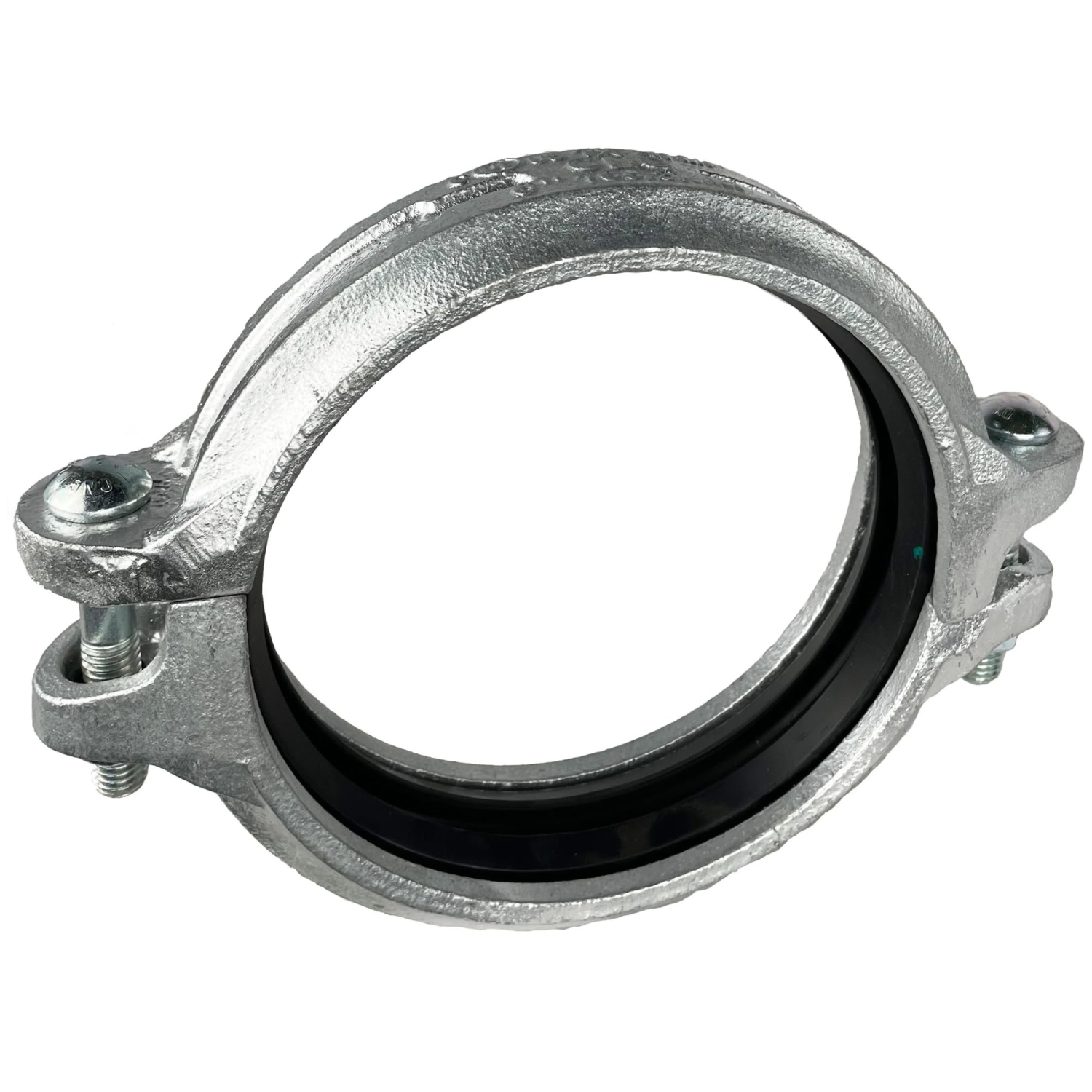 RIGID ANGLE PAD COUPLING, Galvanized, 300psi, sizes 1"-8", UL/FM Listed