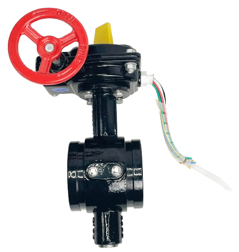 Butterfly Valve with Tamper Switch