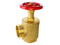 ANGLE HOSE VALVE CF (Chicago Fire Department Thread), 2-1/2" X 2-1/2", UL/FM