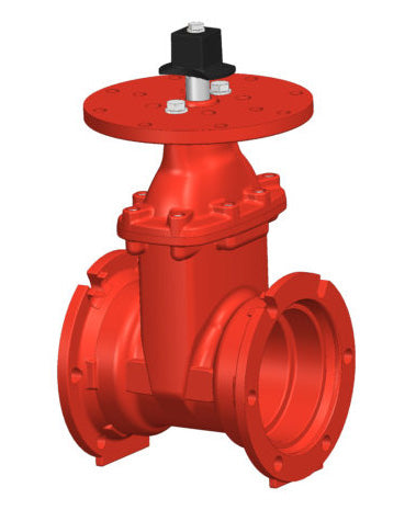 WEFLO F0233-300 Gate Valve, Post Indicator, MJ x MJ, UL/FM