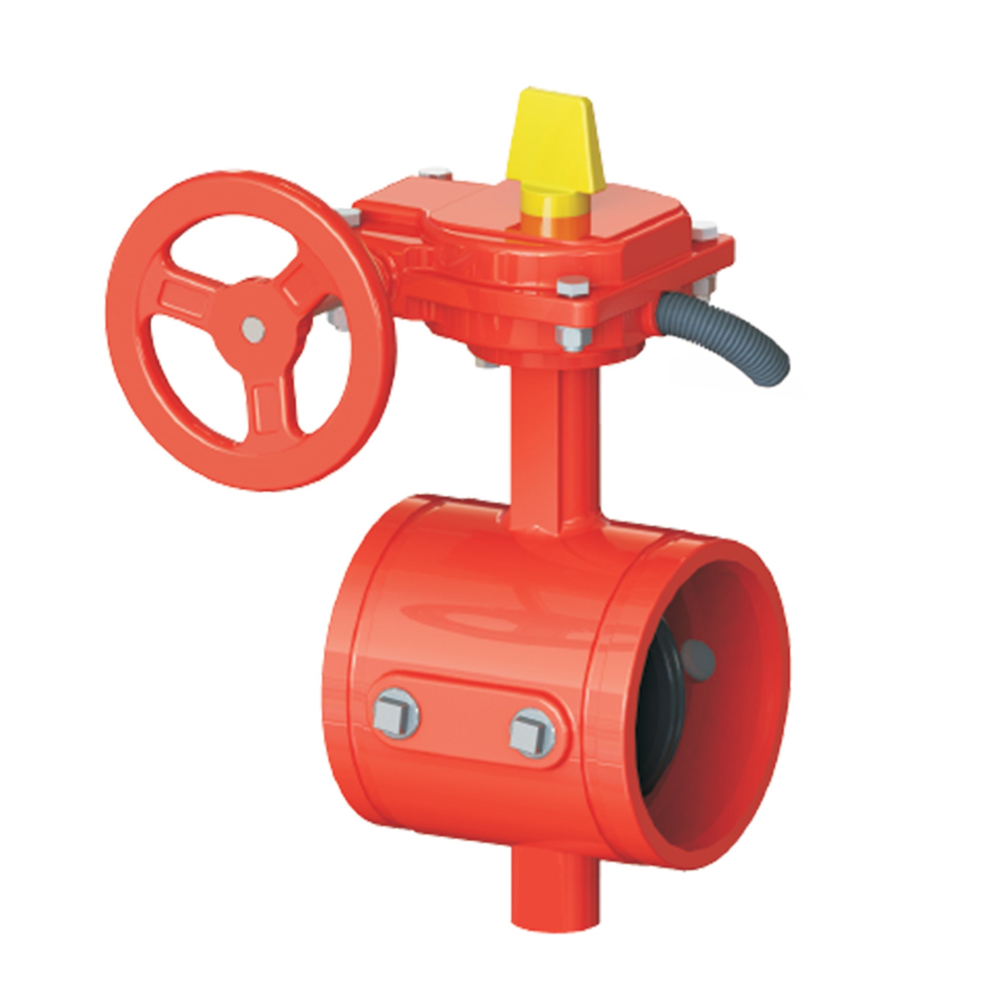 WEFLO F1033-300, Butterfly Valve, Groove x Groove, UL/FM Listed.