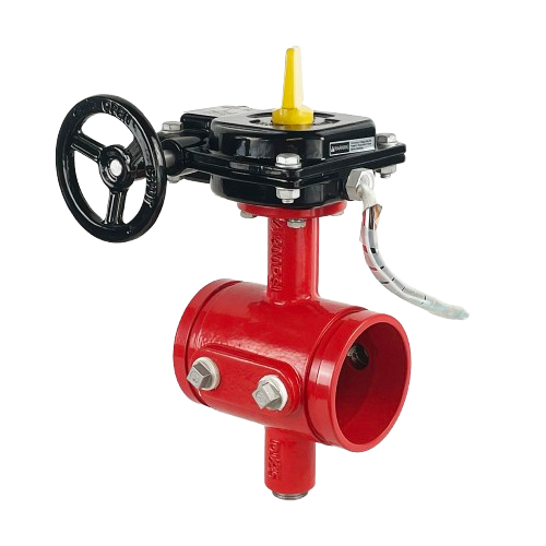 WEFLO F1033-300, Butterfly Valve, Groove x Groove, UL/FM Listed.