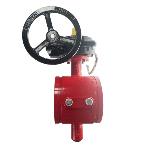 WEFLO F1033-300, Butterfly Valve, Groove x Groove, UL/FM Listed.