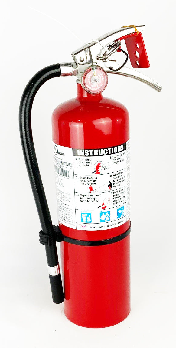 Dry chemical fire extinguisher (10 lb)