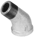 45° GALVANIZED STREET ELBOW, UL/FM Listed