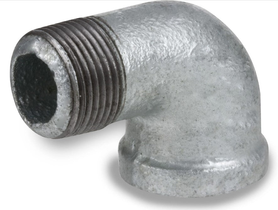 90° GALVANIZED STREET ELBOW, UL/FM Listed