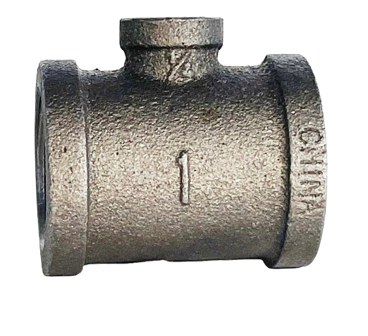 BLACK IRON REDUCING TEE, UL/FM Listed