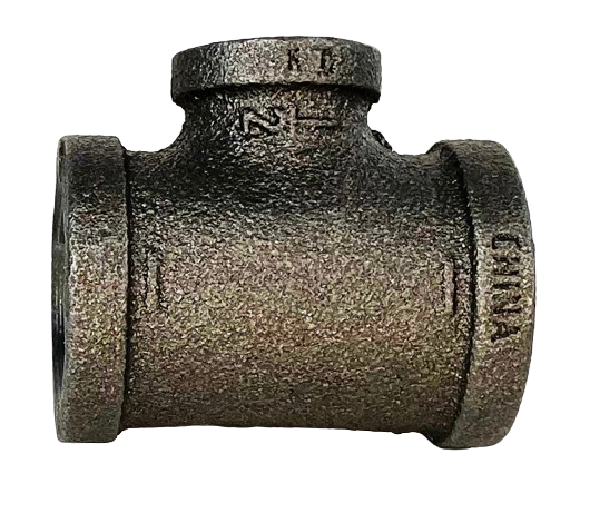 BLACK IRON REDUCING TEE, UL/FM Listed