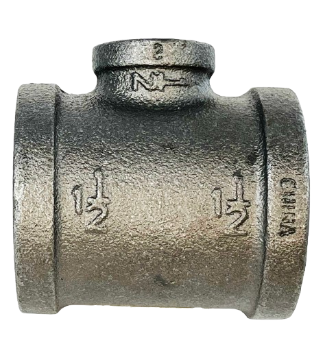 BLACK IRON REDUCING TEE, UL/FM Listed