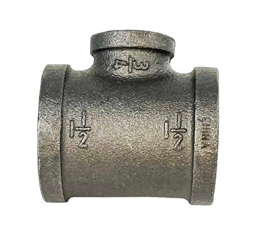 BLACK IRON REDUCING TEE, UL/FM Listed