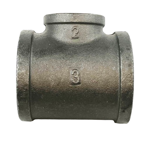 BLACK IRON REDUCING TEE, UL/FM Listed