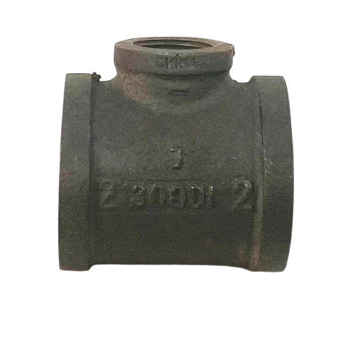 BLACK IRON REDUCING TEE, UL/FM Listed