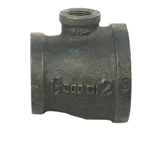 BLACK IRON REDUCING TEE, UL/FM Listed
