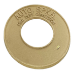 4" ROUND WALL PLATE "AUTO SPKR FIRE DEPT CONNECTION"