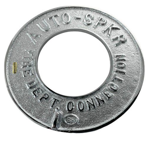 2-1/2"" ROUND WALL PLATE "AUTO SPKR FIRE DEPT CONNECTION"