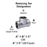 GALVANIZED REDUCING TEE