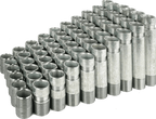 PAQUETE DE NIPLES GALVANIZADOS