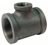 BLACK MALLEABLE IRON REDUCING TEE, UL/FM Listed - NASCO Supply LLC