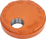 CAP W/ 1’’ ECCENTRIC HOLE Sizes 3’’X1’’-8’’X1’’ UL/FM Listed - 3’’X1’’ - Fire Sprinkler Systems